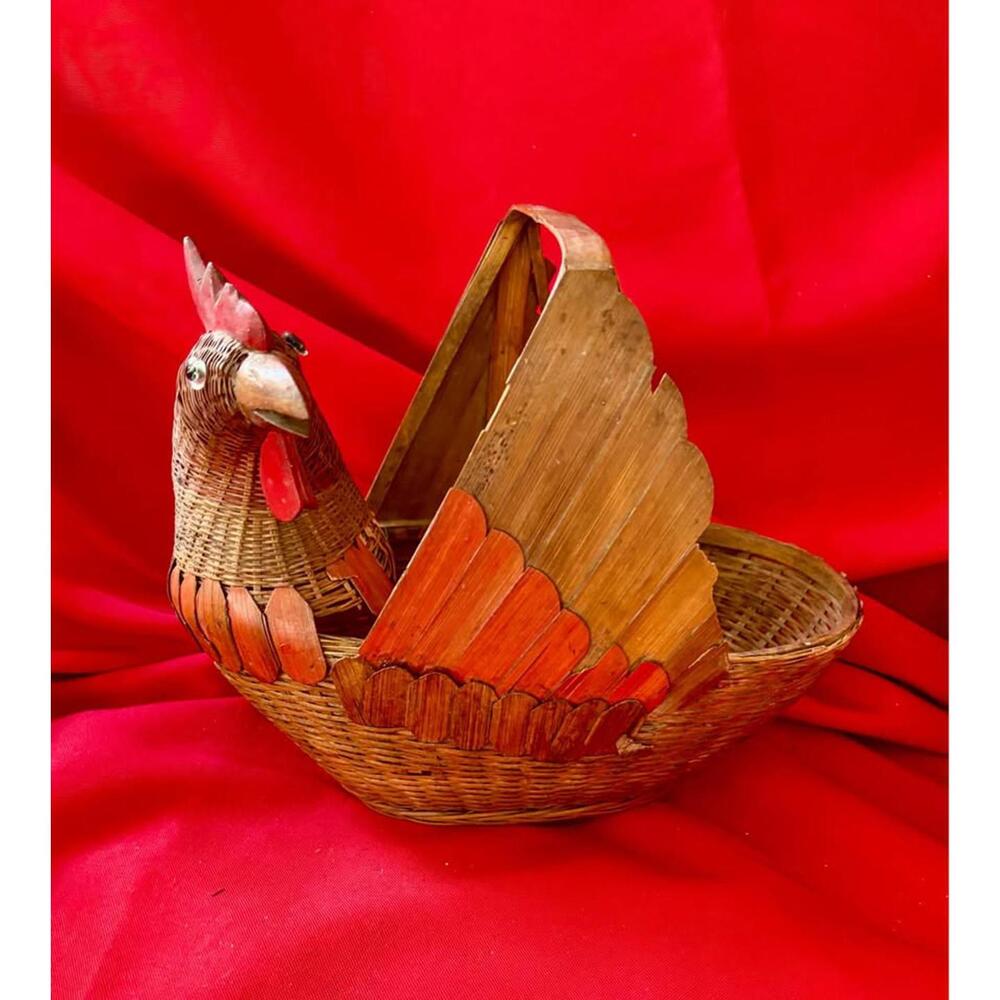 Chicken Themed Basket Egg Collector Great Fun For The Kids